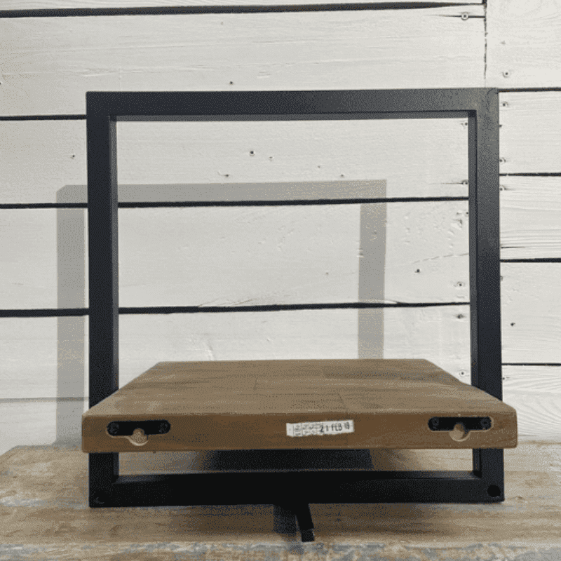 Arrière Composition étagères teck recyclé SHELFMATE n16 160x75cm