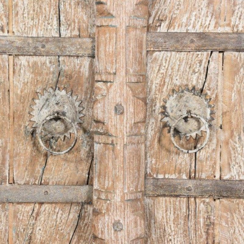 Armoire ancienne bois massif  indien 80cm INDIA