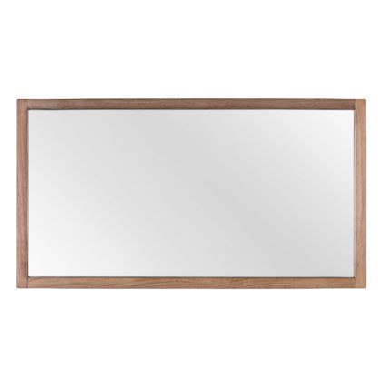 Miroir modulable en teck recyclé massif POHON 65cm - A