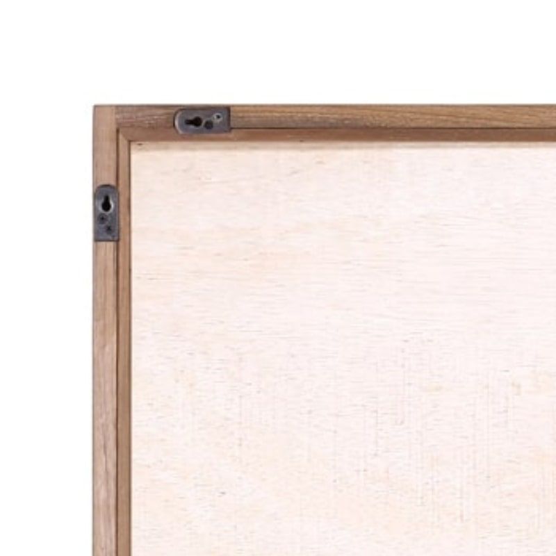 Miroir modulable en teck recyclé massif POHON 65cm - A