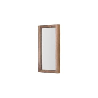 Miroir modulable en teck recyclé massif POHON 20cm - E