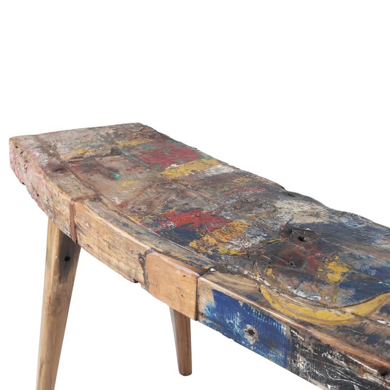 Console bois de bateau recyclé BOATWOOD 200cm