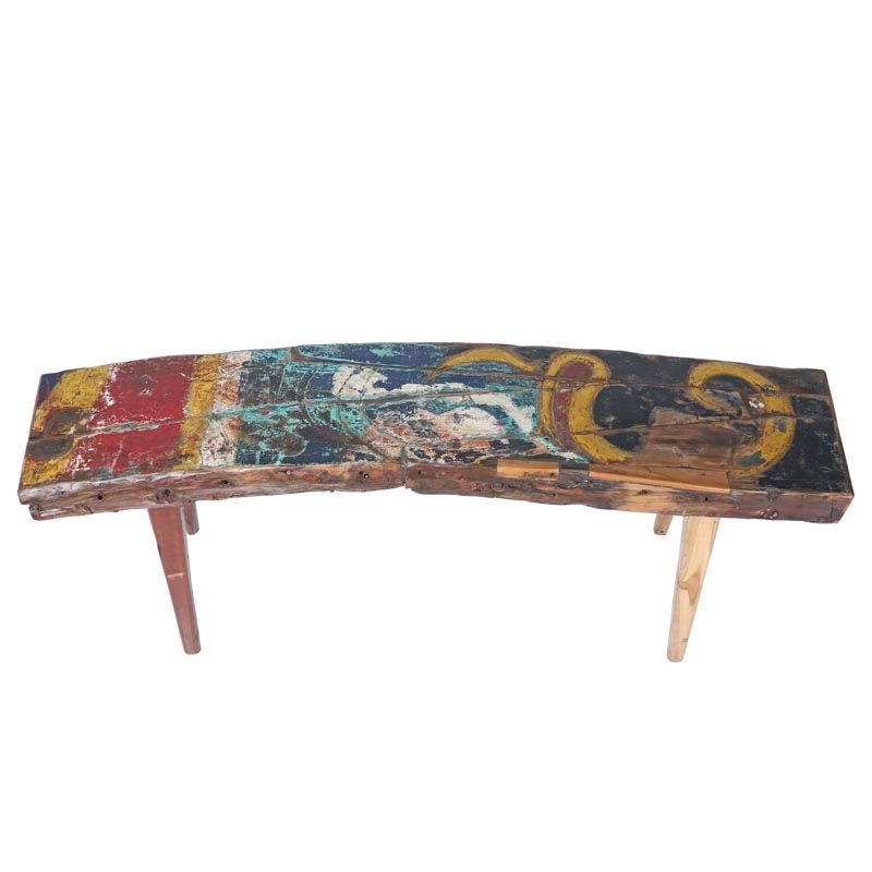 Console bois de bateau recyclé BOATWOOD 200cm