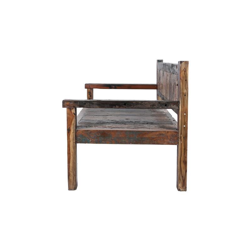 Canapé bois de bateau recyclé BOATWOOD 200cm
