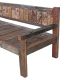 Canapé bois de bateau recyclé BOATWOOD 200cm