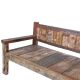 Canapé bois de bateau recyclé BOATWOOD 200cm