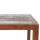 Table repas bois de bateau recyclé carrée BOATWOOD 100cm