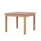 Table de jardin carrée en teck massif 100cm JATI