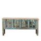 Grand coffre indien bois exotique recyclé 181cm INDIA