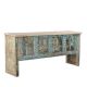 Grand coffre indien bois exotique recyclé 181cm INDIA