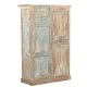 Armoire indienne bois massif exotique patiné INDIA 90cm
