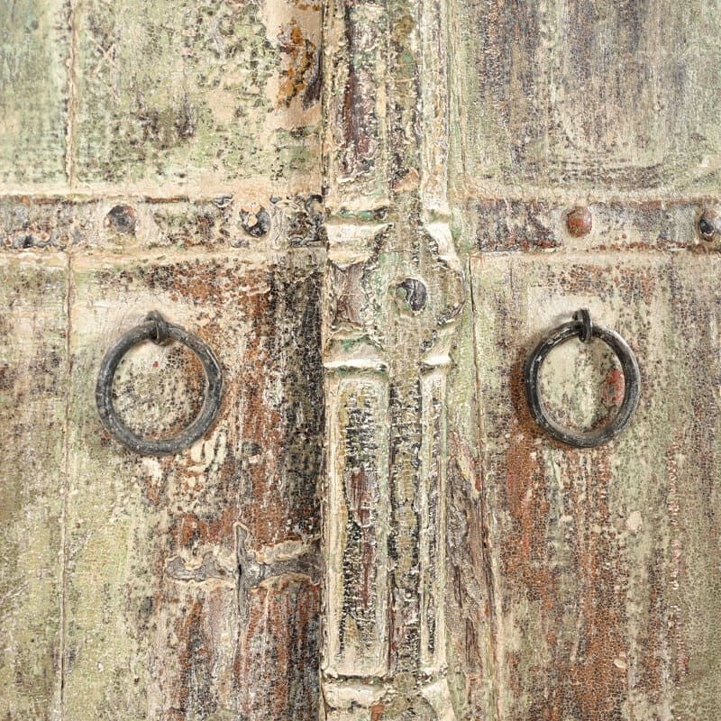 Meuble indien réalisé avec ancien volet restaurée 71cm INDIA