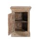 Table de chevet indienne bois massif recyclé 56cm INDIA