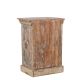 Table de chevet indienne bois massif recyclé 56cm INDIA