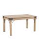 Table repas indienne bois massif recyclé INDIA 172cm
