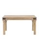 Table repas indienne bois massif recyclé INDIA 172cm