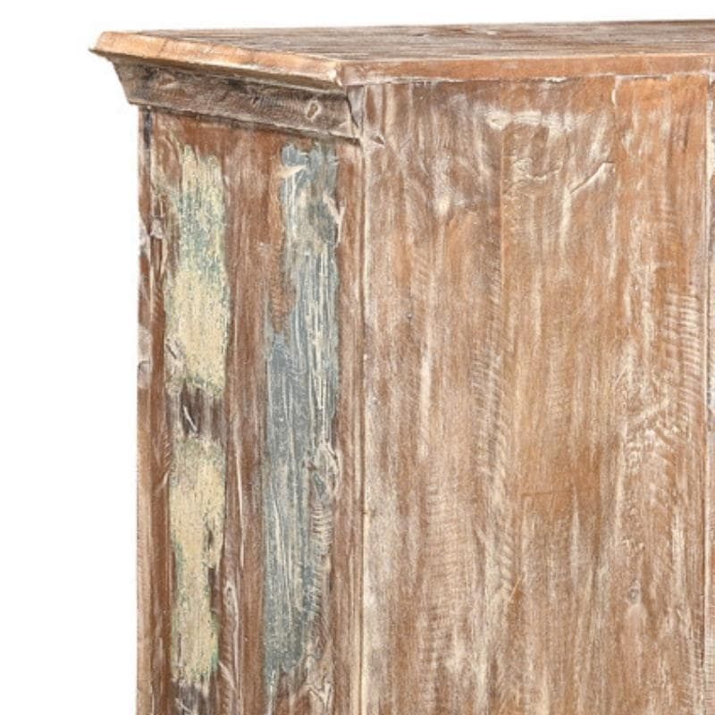 Grand buffet ethnique mosaïque bois MOZAIK 250cm