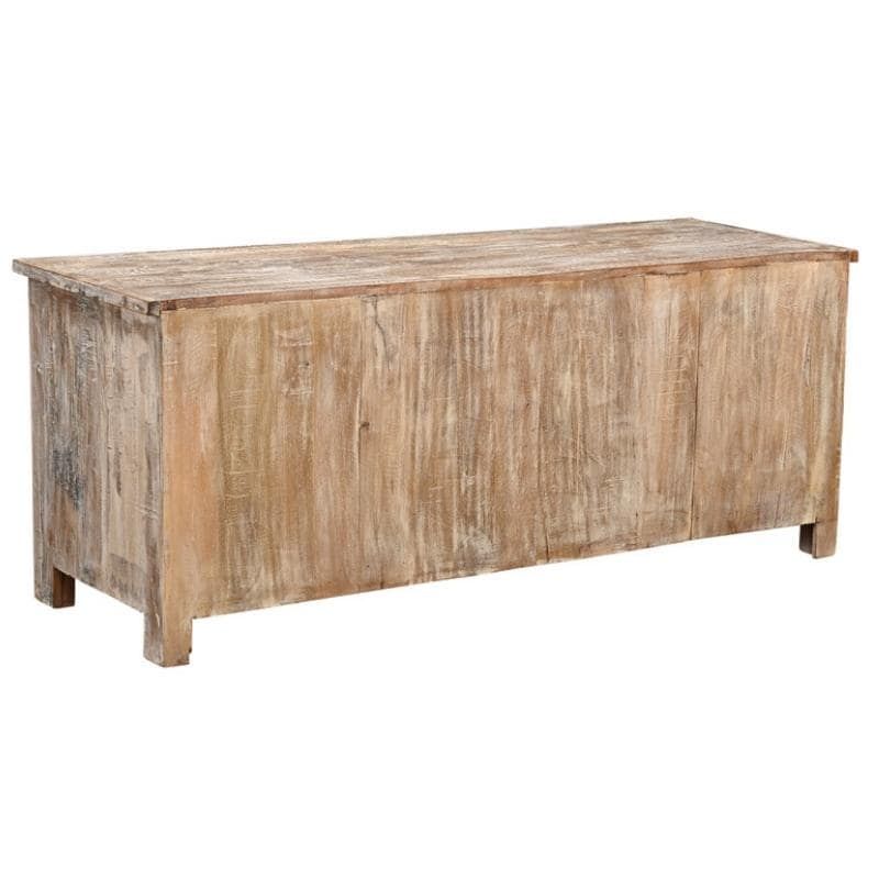 Meuble TV bois sculpté 150cm MOZAIK