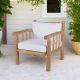 Fauteuil jardin branches de teck 75cm BRANCHE