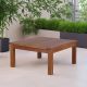 Table basse extérieur teck massif 80cm JATI carrée