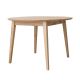 Table chêne massif 4 personnes ronde Ø110cm OSLO