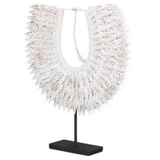 Collier Iatmul Traditionnel en Coquillages de Papouasie-Nouvelle Guinée