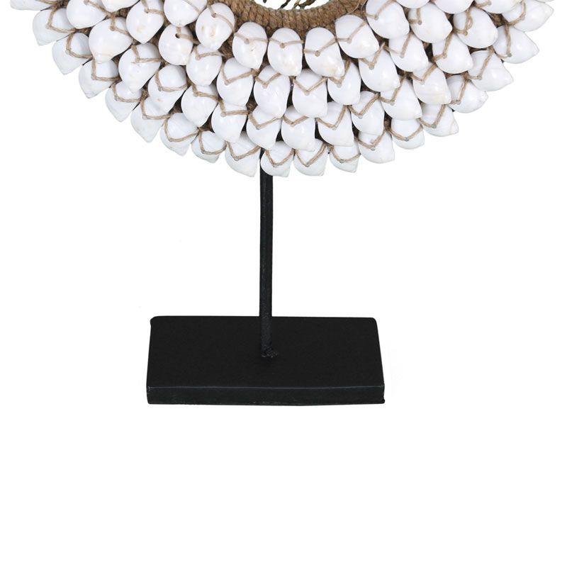 Collier coquillages déco ethnique TRIBAL h40cm boules