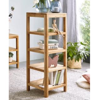 étagère colonne bois 4 casiers OSLO