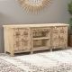 Meuble TV indien bois exotique recyclé 184cm INDIA