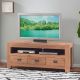 Meuble TV chêne huilé OAKWOOD 150cm