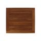 Table basse extérieur teck massif 45cm JATI carrée