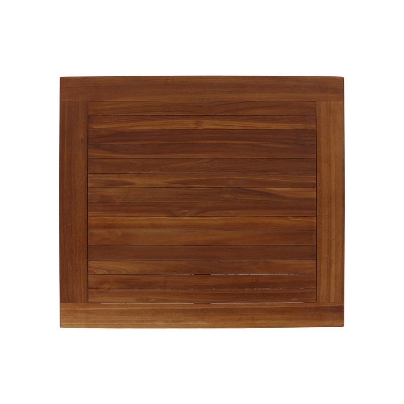 Table basse extérieur teck massif 45cm JATI carrée