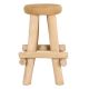 Tabouret de bar en racine de teck RACINEd40cm env