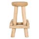 Tabouret de bar en racine de teck RACINEd40cm env