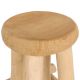 Tabouret de bar en racine de teck RACINEd40cm env