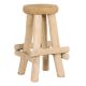 Tabouret de bar en racine de teck RACINEd40cm env