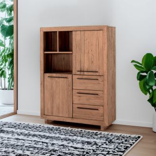 Enfilade / buffet teck recyclé teinté RETRO 120cm