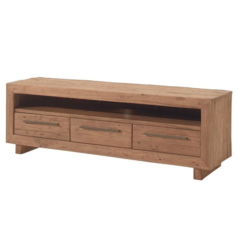 Meuble TV teck massif recyclé 160cm RETRO
