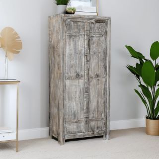 Armoire ethnique bois massif 87cm INDIA