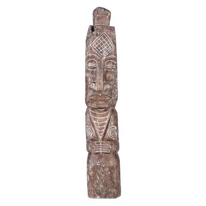 Totem vieux bois TRIBAL h185cm