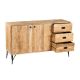 Buffet bois massif scandinave SEVENTIES 145cm