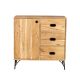 Petit buffet bois massif scandinave SEVENTIES 85cm