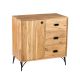 Petit buffet bois massif scandinave SEVENTIES 85cm