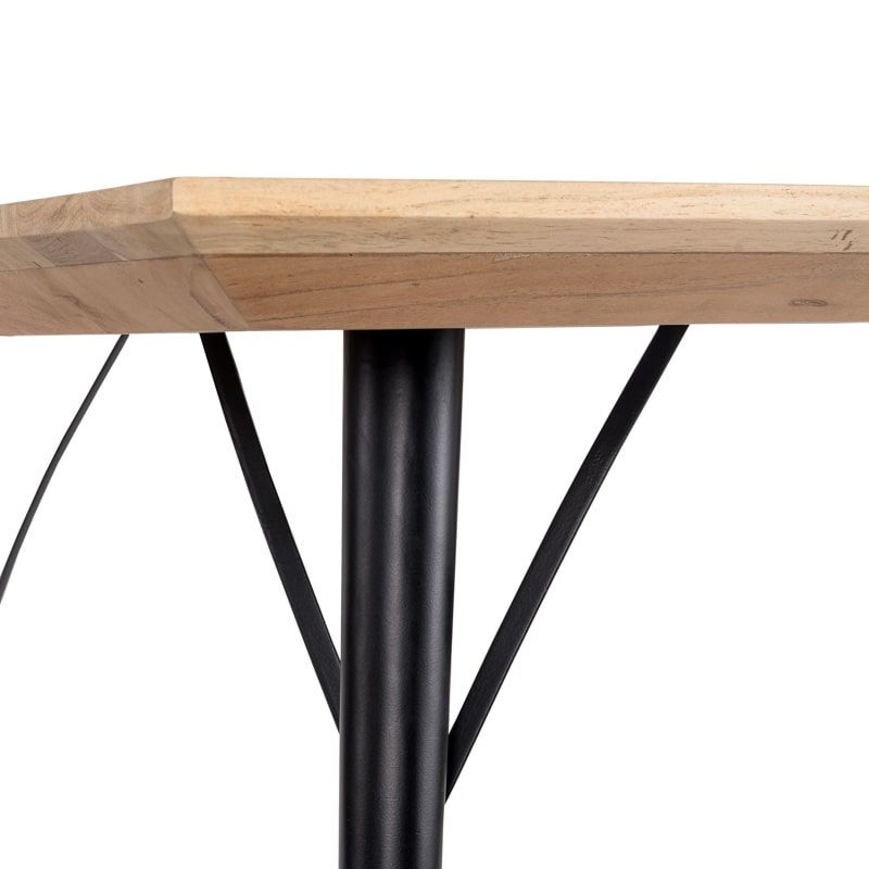 Table repas bois massif scandinave SEVENTIES 195cm