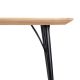 Table repas bois massif scandinave SEVENTIES 195cm