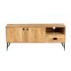 Meuble TV bois massif scandinave SEVENTIES 145cm