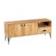 Meuble TV bois massif scandinave SEVENTIES 145cm