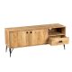 Meuble TV bois massif scandinave SEVENTIES 145cm