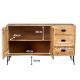 Buffet bois massif scandinave SEVENTIES 145cm