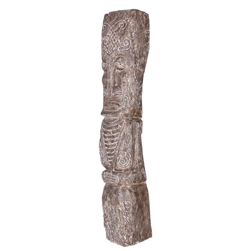 Grand Totem Indien 100cm en Bois Massif - Aigle, L
